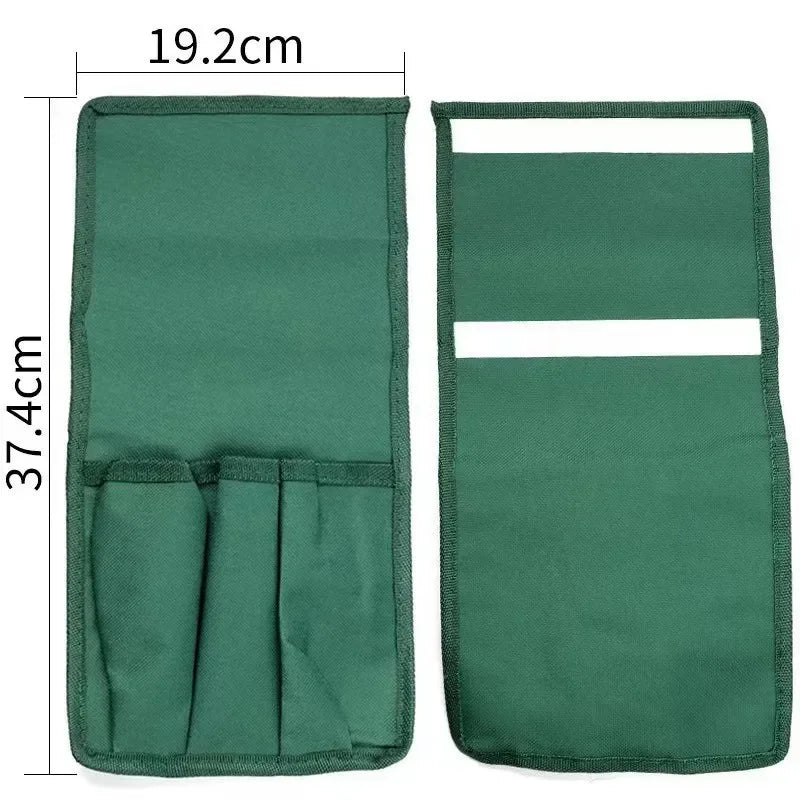 Tool Pouch: Garden Kneeler Seat - Foldable Stool with Thick Foam & Tool Pouch