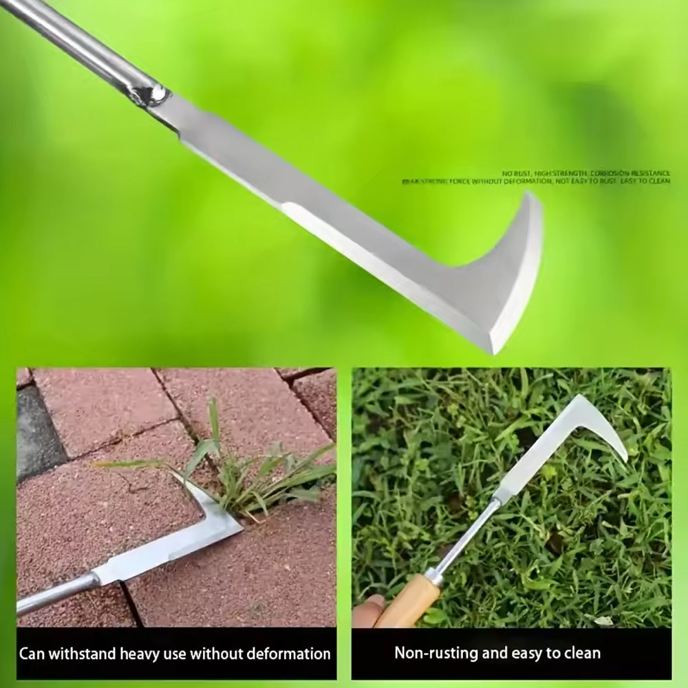 Sickle - Carbon Steel Mower for Garden & Lawn Weeding