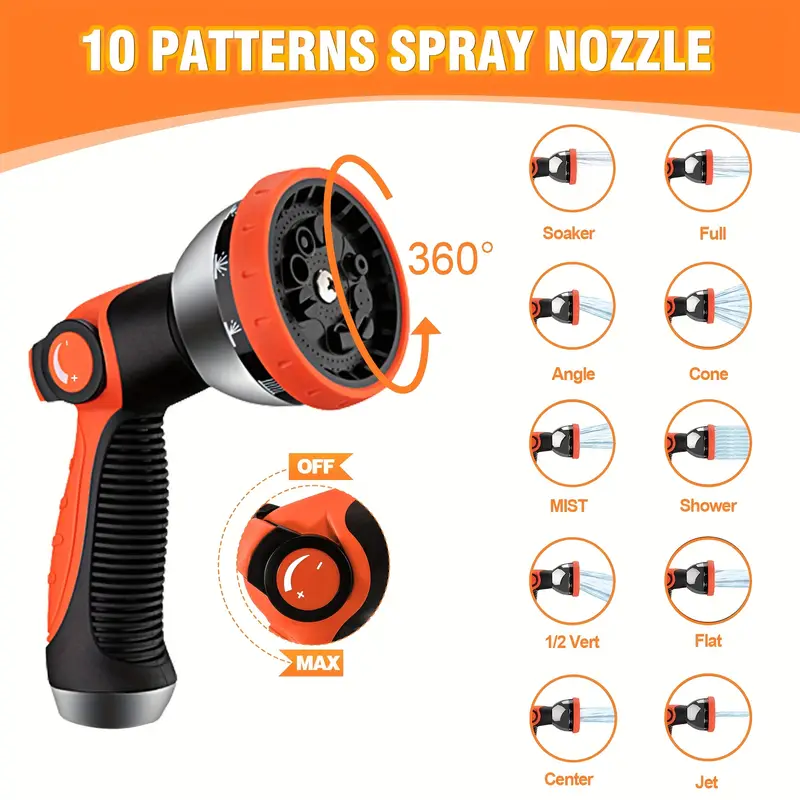 Garden Hose - Stainless Steel 100FT/50FT Kink-Free No-Leak