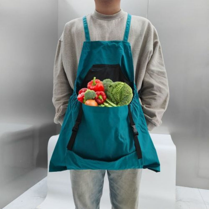 Gardening Harvest Apron with Large Flap Pockets