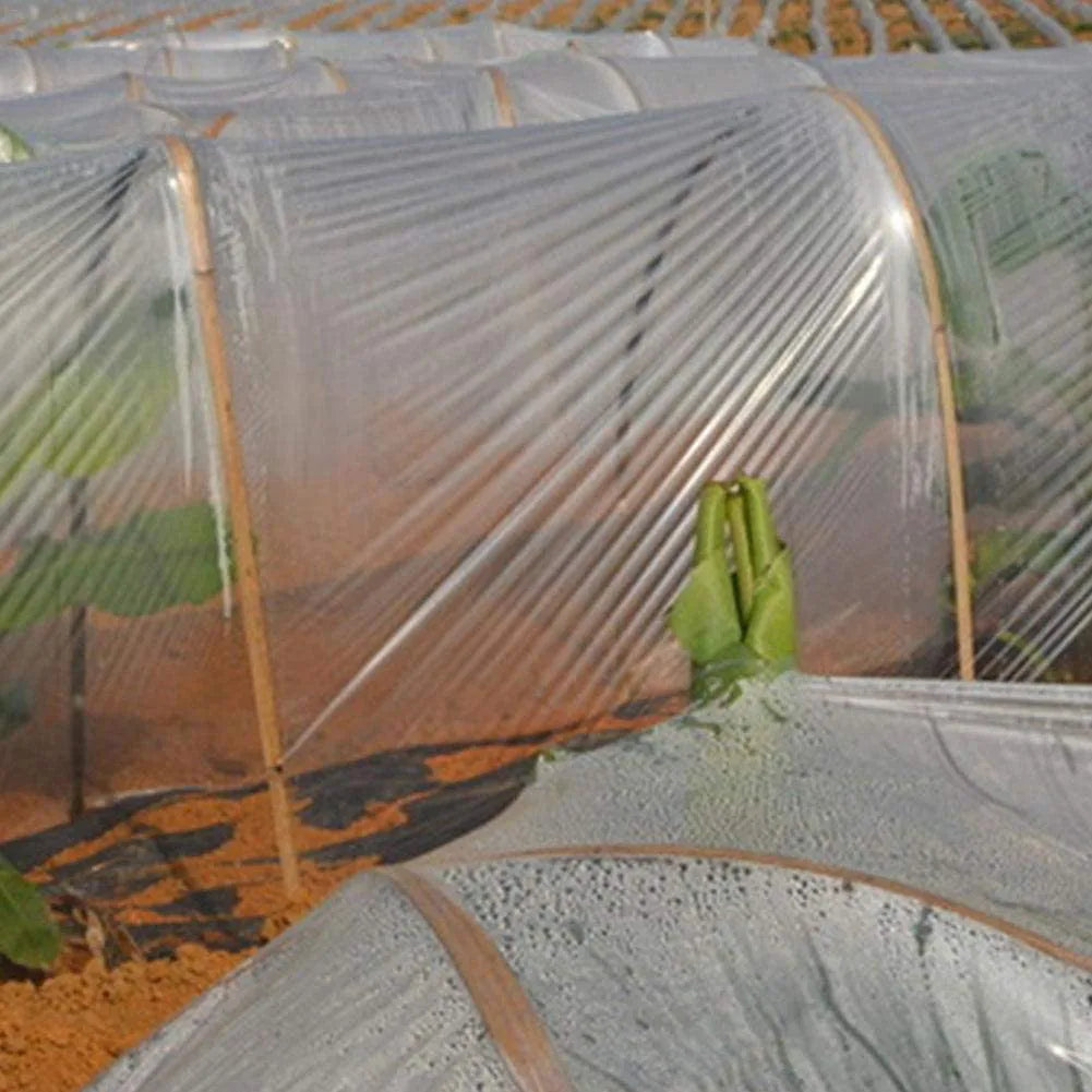 4M Clear Polythene Plastic Sheeting Vegetable Greenhouse Agricultural Cultivation Cover Anti-UV Protect Film For Garden