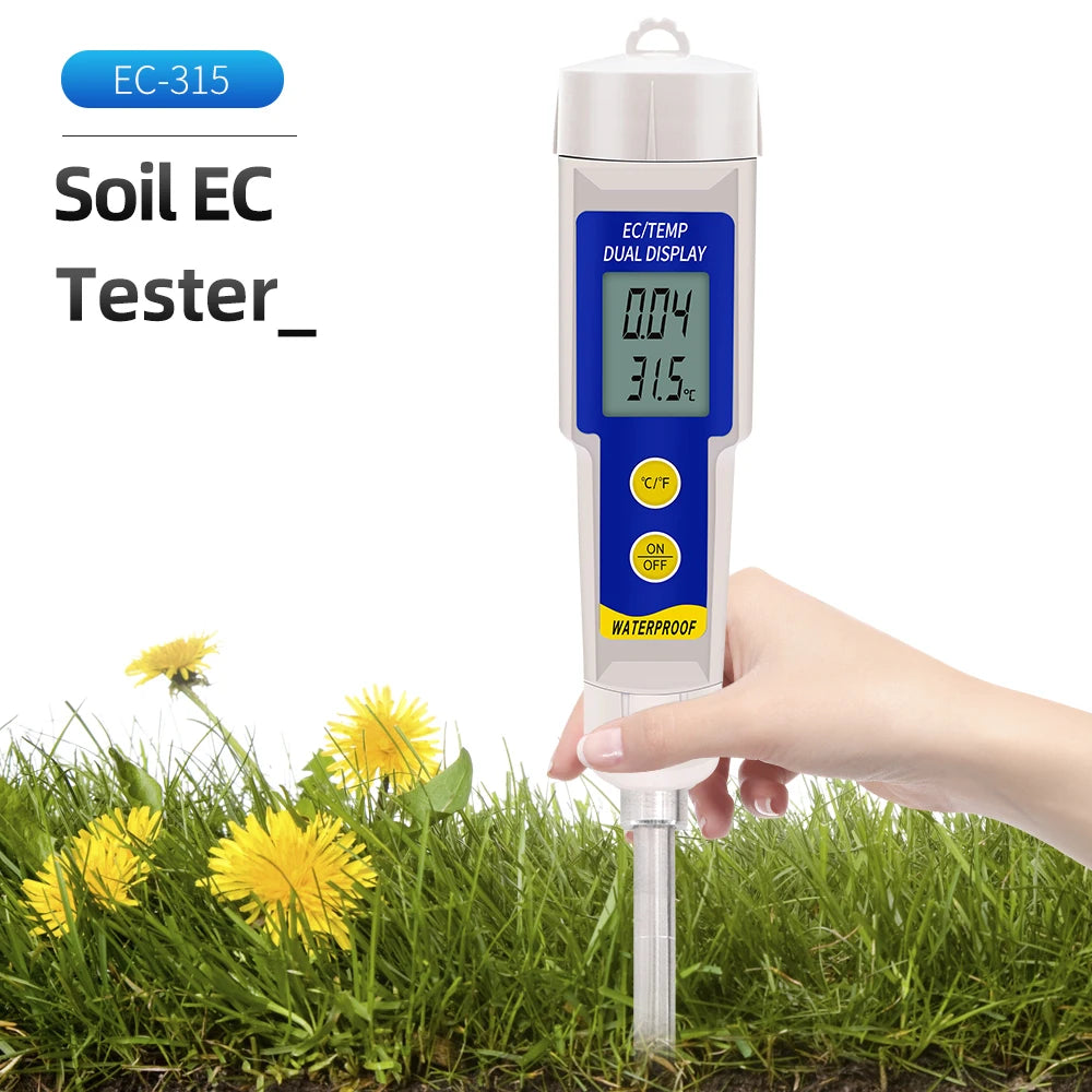 Soil PH Tester Meter 4/5 in 1: Sunlight, Moisture, Temp Tester