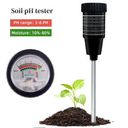 Soil PH Tester Meter 4/5 in 1: Sunlight, Moisture, Temp Tester