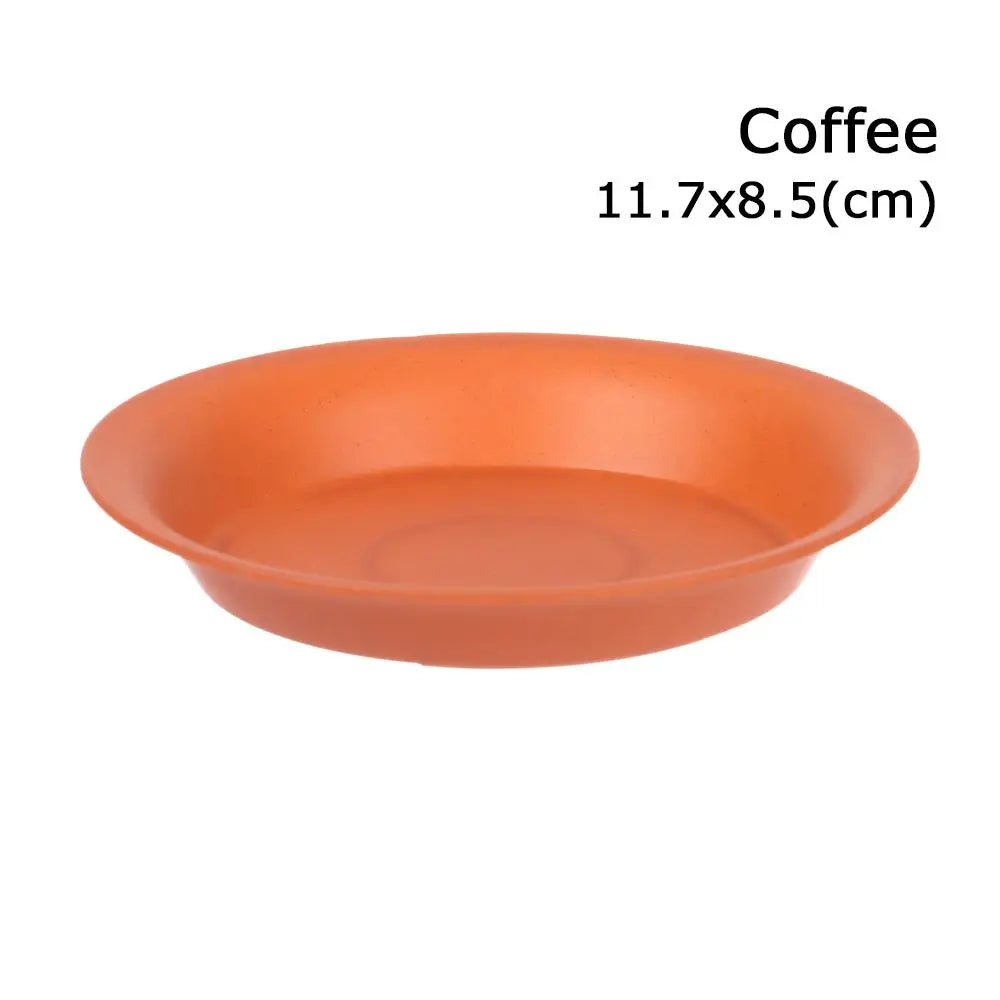 Plant Saucer Trays: 3Pcs Durable Round Drip Trays