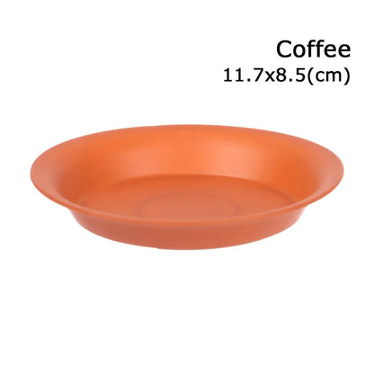 Plant Saucer Trays: 3Pcs Durable Round Drip Trays