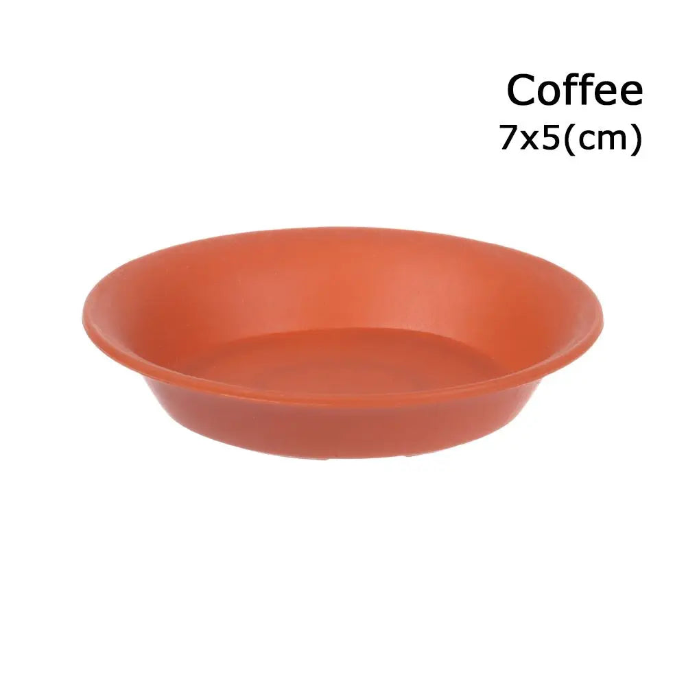 Plant Saucer Trays: 3Pcs Durable Round Drip Trays