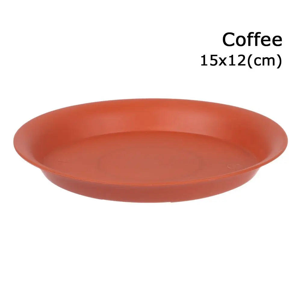 Plant Saucer Trays: 3Pcs Durable Round Drip Trays