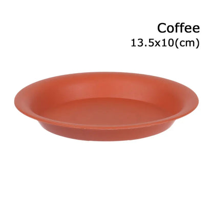 Plant Saucer Trays: 3Pcs Durable Round Drip Trays
