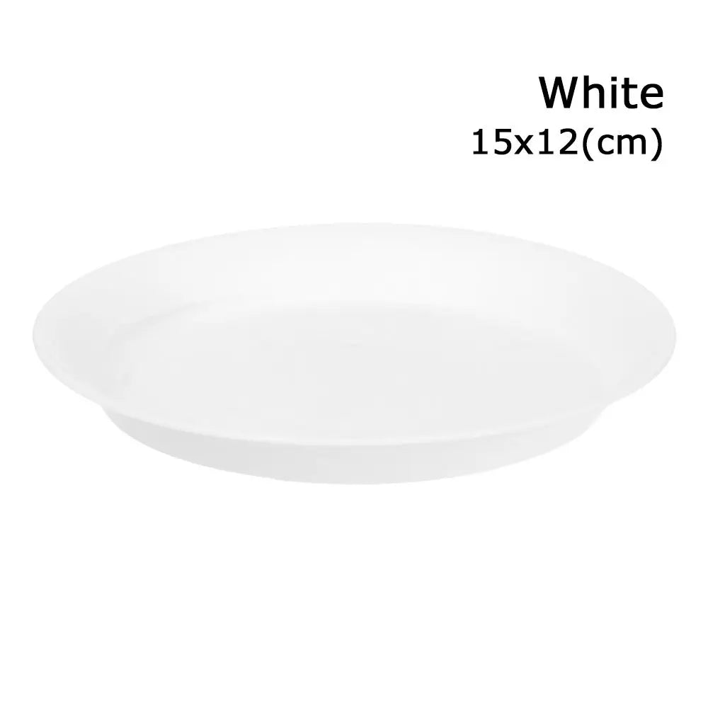 Plant Saucer Trays: 3Pcs Durable Round Drip Trays