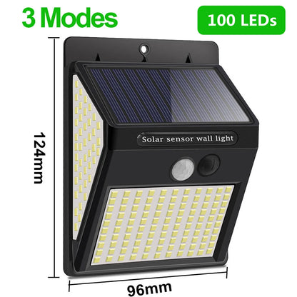 LED Solar Light Outdoor Sensor Lamp - Waterproof Garden Decor