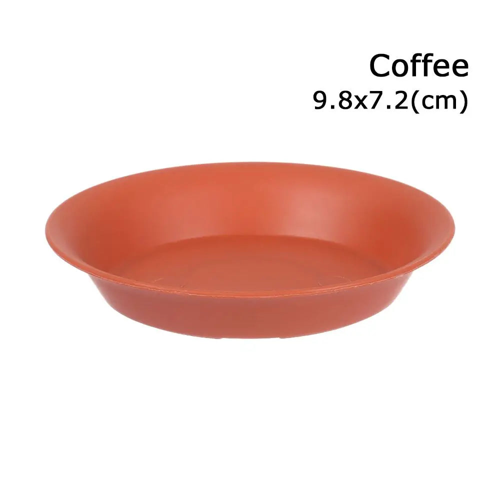 Plant Saucer Trays: 3Pcs Durable Round Drip Trays