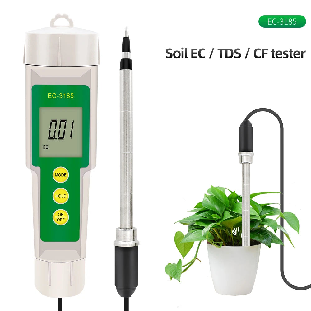 Soil PH Tester Meter 4/5 in 1: Sunlight, Moisture, Temp Tester
