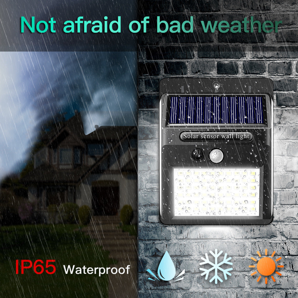 LED Solar Light Outdoor Sensor Lamp - Waterproof Garden Decor