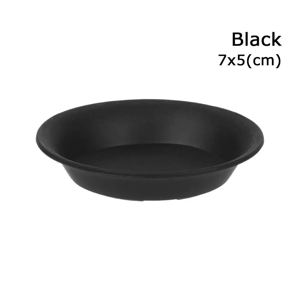Plant Saucer Trays: 3Pcs Durable Round Drip Trays