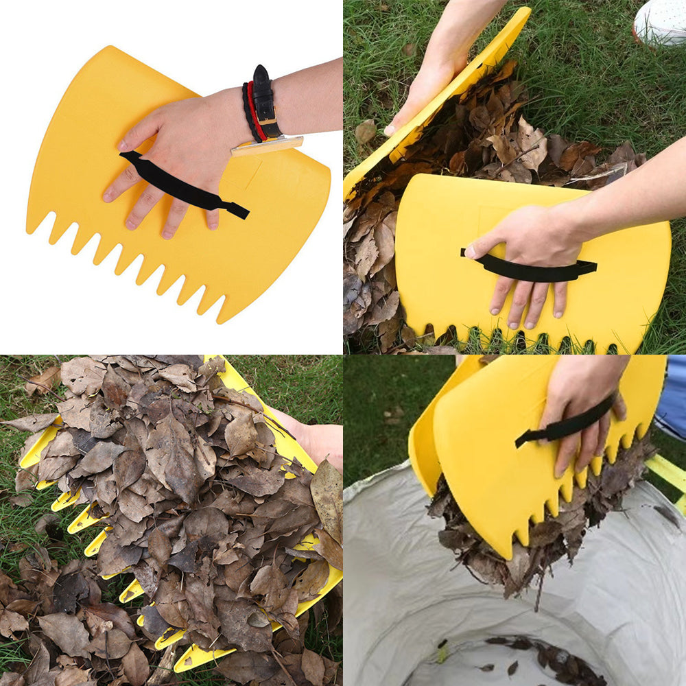 Garden Rake: Leaf Scoops Claws - Lightweight Hand Rakes for Garden Cleanup