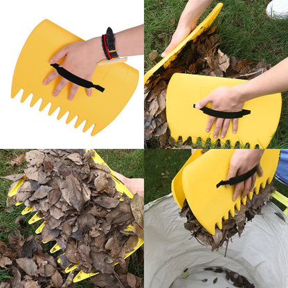 Garden Rake: Leaf Scoops Claws - Lightweight Hand Rakes for Garden Cleanup