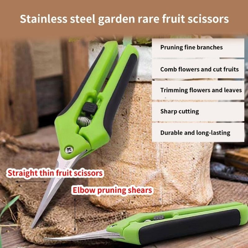 Pruning Shears: Stainless Steel Garden Scissors