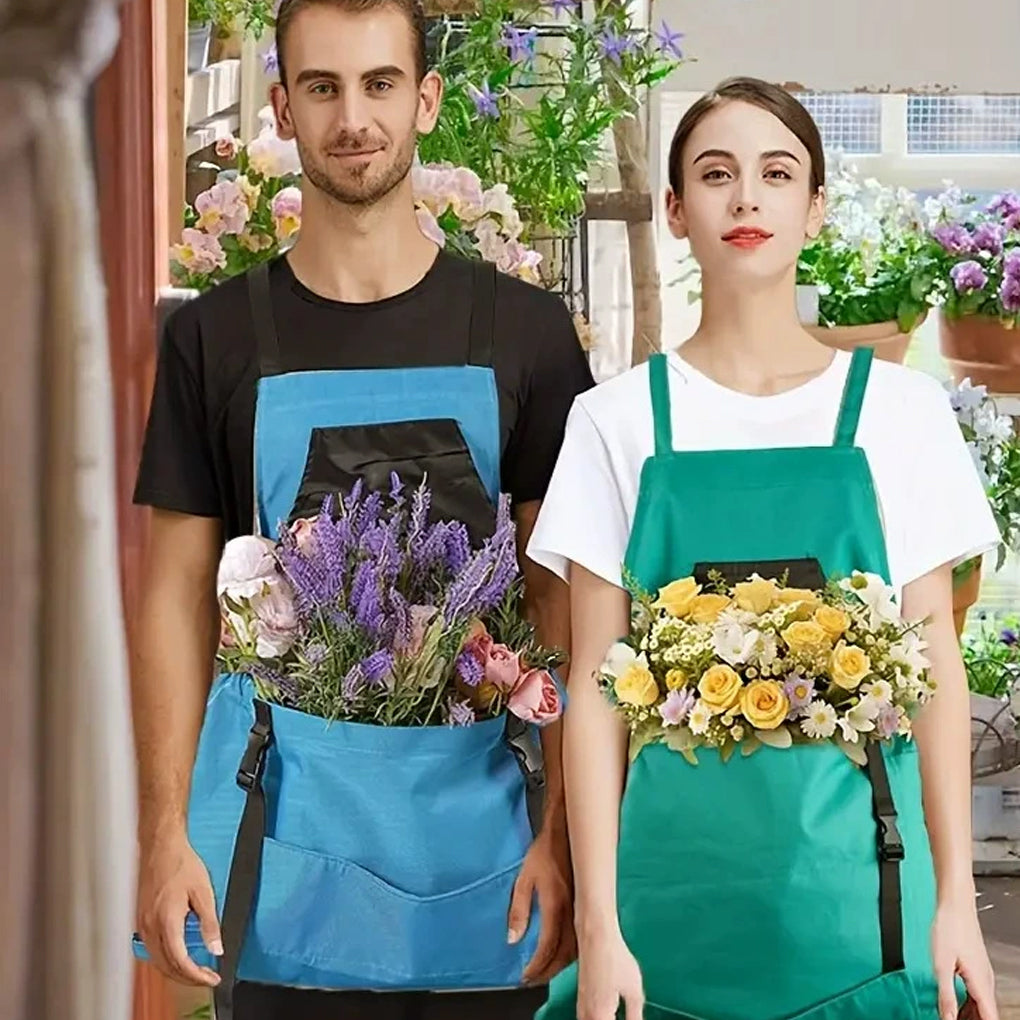 Apron: Gardening Harvest Apron - Quick Release & Large Pockets