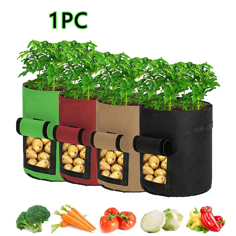 Potato Grow Bag 5/7 Gallon - Non-Woven Fabric for Vegetables