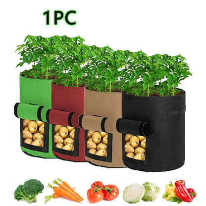 Potato Grow Bag 5/7 Gallon - Non-Woven Fabric for Vegetables