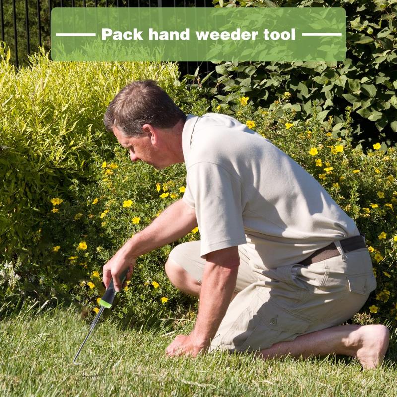 Weed Puller Tool - Heavy Duty Ergonomic Root Remover