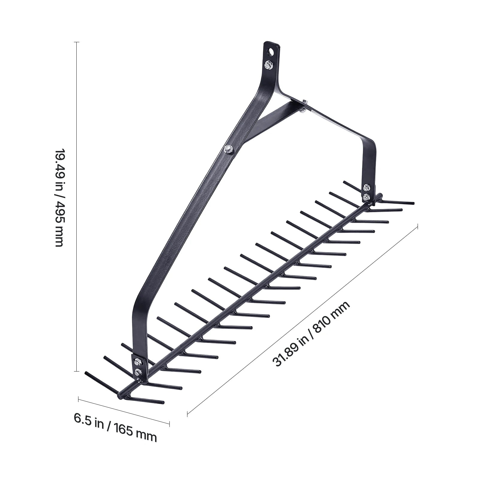 Rake 32in - No Assembly, 30ft Rope Included