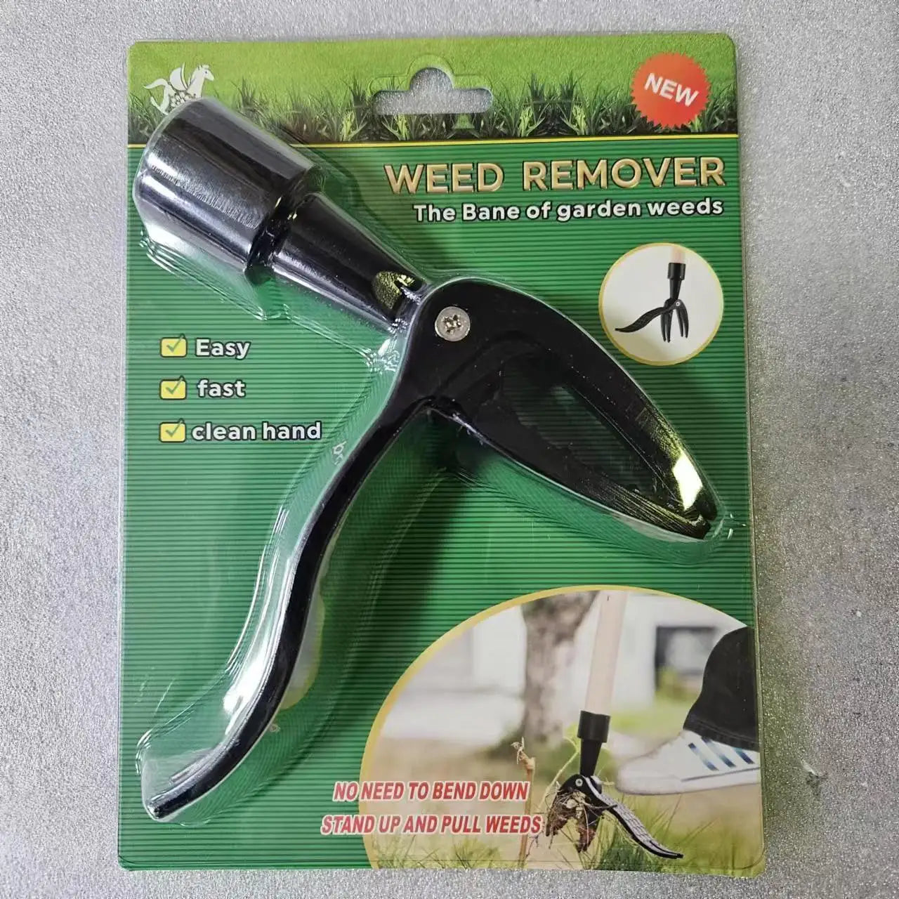 Weed Puller No-Bend Standing Weeder Tool