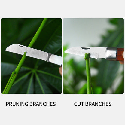 Hori Knife: Folding Grafting Knife - Pro Bonsai & Garden Pruning Tool