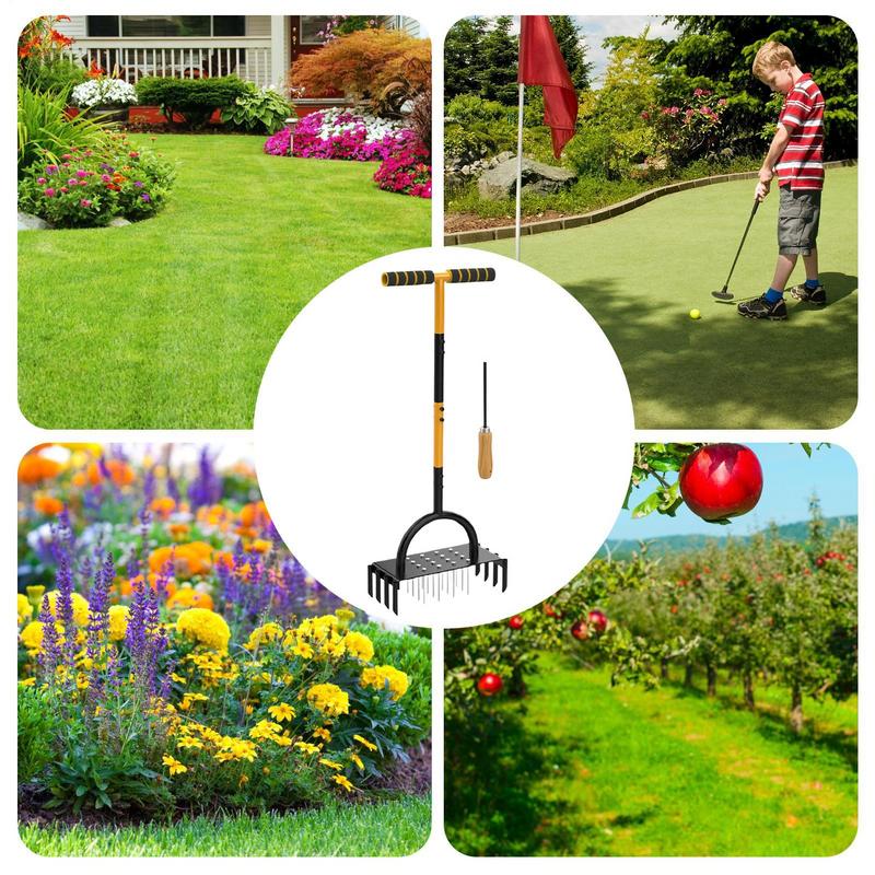 Lawn Aerator Tool - Manual Spike Soil Loosener
