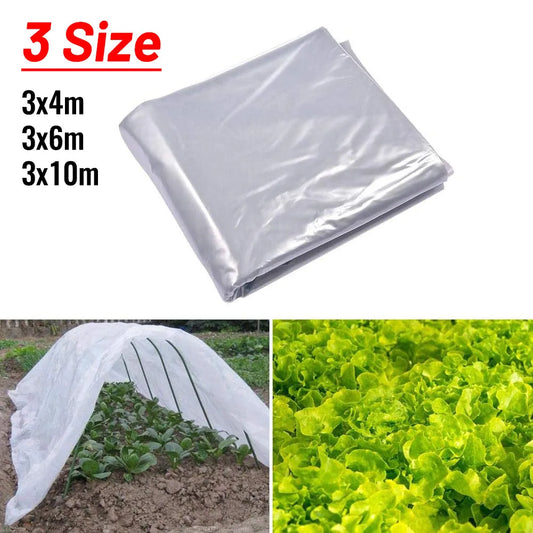 4M Clear Polythene Plastic Sheeting Vegetable Greenhouse Agricultural Cultivation Cover Anti-UV Protect Film For Garden