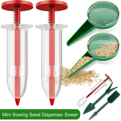 Garden Tools 12-Hole Seed Drilling Spacer Tool for Efficient Gardening