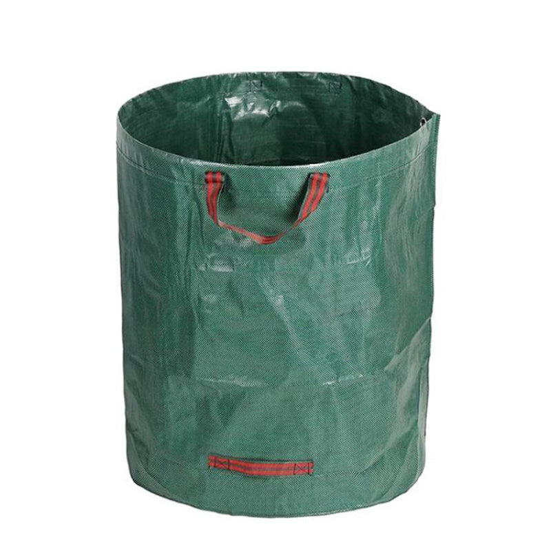 Lawn Bags: Leaf Collection Bag with Lid & Strap - Reusable Yard Essential