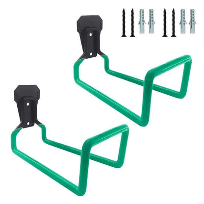 Iron Garden Hose Holder - Wall Mounted Hook Set (2pcs)