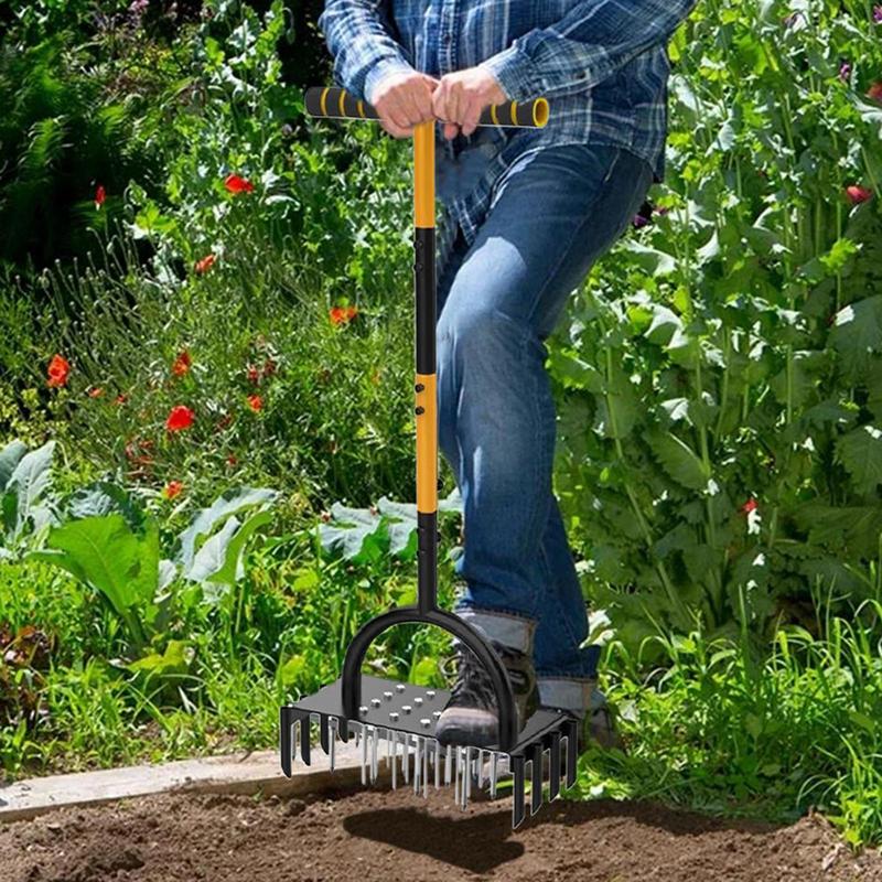 Lawn Aerator Tool - Manual Spike Soil Loosener