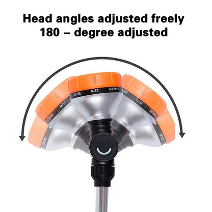 Garden Nozzle: Heavy-Duty Metal Garden Hose Nozzle - 8 Spray Patterns