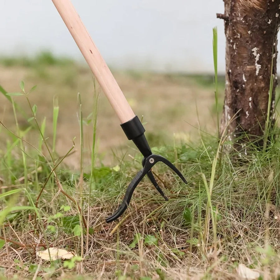 Stand Up Weed Puller Tool - Portable Weeding Head