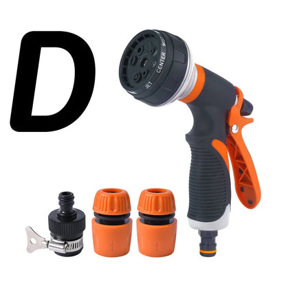 Garden Spray Nozzle: High Pressure 8-Mode Watering Gun