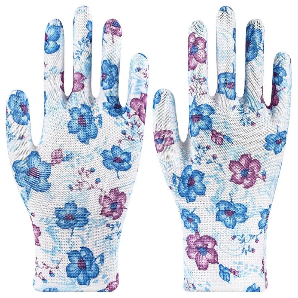 Gardening Gloves - Breathable, Anti-Fouling, Floral Design