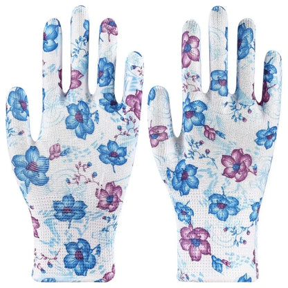 Gardening Gloves - Breathable, Anti-Fouling, Floral Design