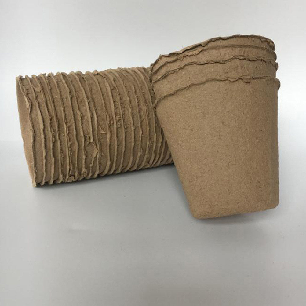 Biodegradable Seed Tray Pots 10Pcs - Eco-Friendly Nursery Trays