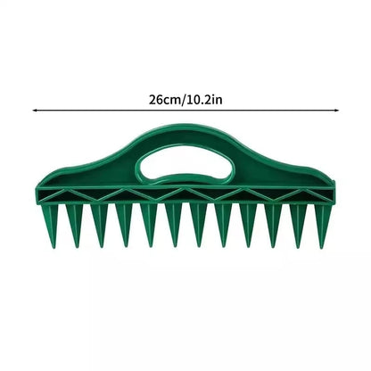 Garden Tools 12-Hole Seed Drilling Spacer Tool for Efficient Gardening