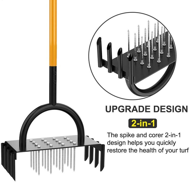 Lawn Aerator Tool - Manual Spike Soil Loosener