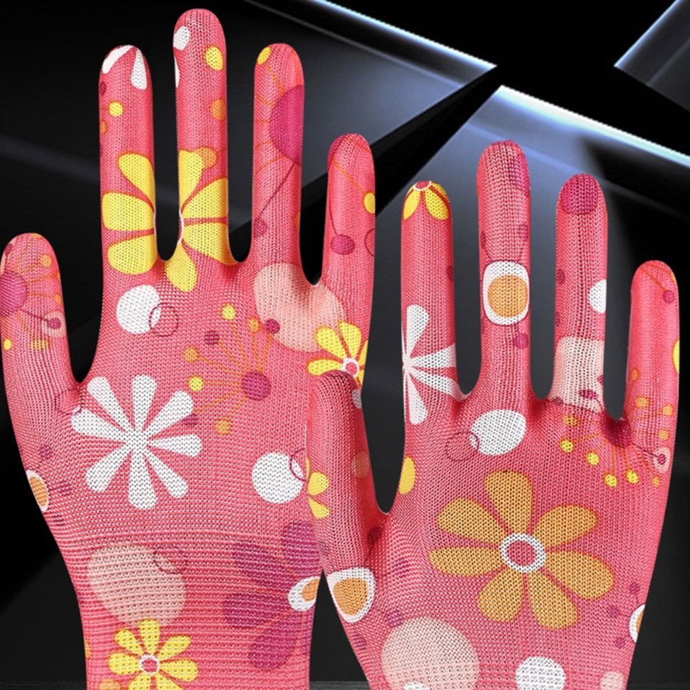 Gardening Gloves - Breathable, Anti-Fouling, Floral Design