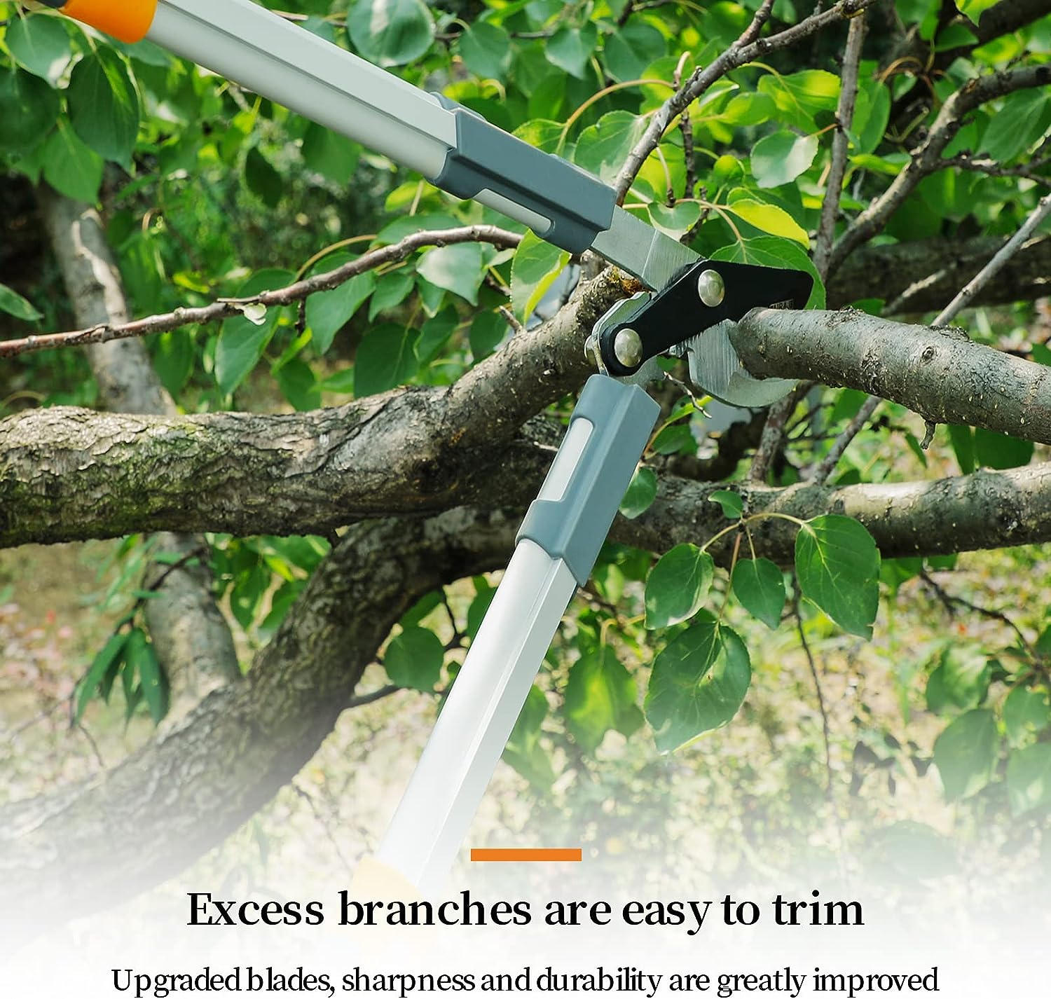 Pruning Shears: AIRAJ Bypass Pruning Shears 45cm, Gear-Operated, SK-5 Steel