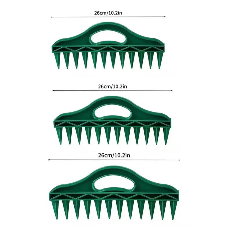 Garden Tools 12-Hole Seed Drilling Spacer Tool for Efficient Gardening