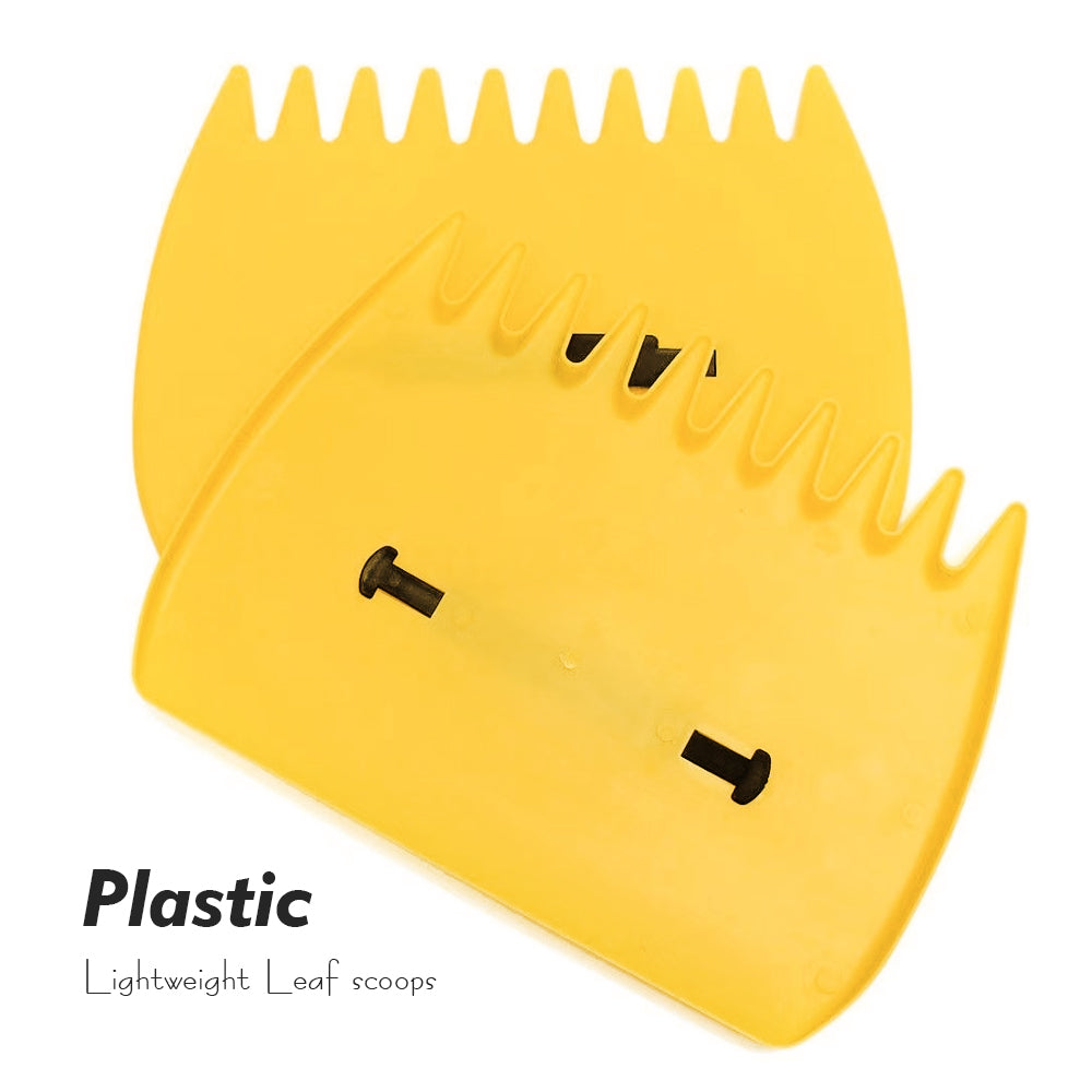 Garden Rake: Leaf Scoops Claws - Lightweight Hand Rakes for Garden Cleanup