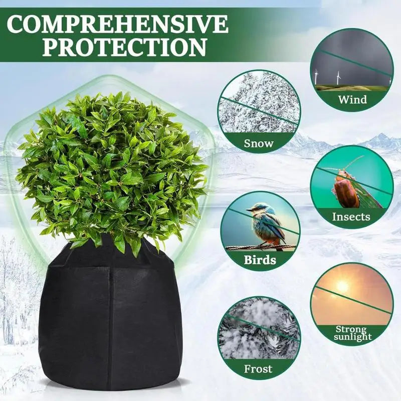 Winter plant warm mulch tree shrub plant protection bag garden plant frost protection cold protection grow bag
