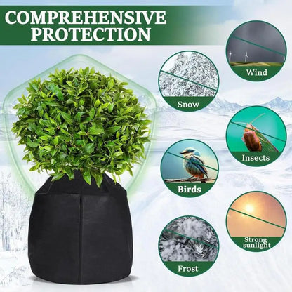 Winter plant warm mulch tree shrub plant protection bag garden plant frost protection cold protection grow bag
