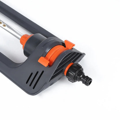 Lawn Sprinkler Oscillating 4 Modes Watering Garden Sprinklers with 19 Hole Nozzle for Site Cooling/Lawn/Agricultural Irrigation