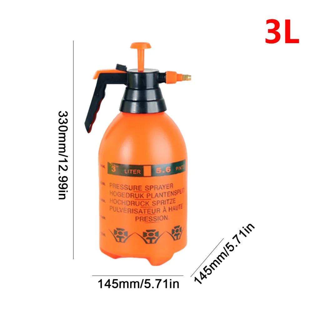 Pressure Weed Sprayer: 3L/2L Hand Pump for Garden Use